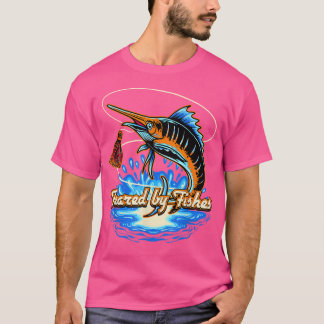Gevreesd door vissen Gevist op paaljacht Gevist st T-shirt