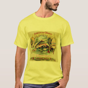  gevreesde forel Vist signaaletiket T-shirt