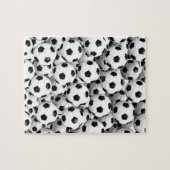 gevuld met Voetballen Legpuzzel (Horizontaal)