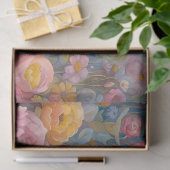 Gevulde konijntjes in een pasteltuin tissuepapier (Geschenk)