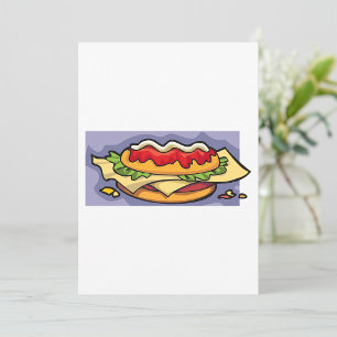 Gevulde sandwich kaart