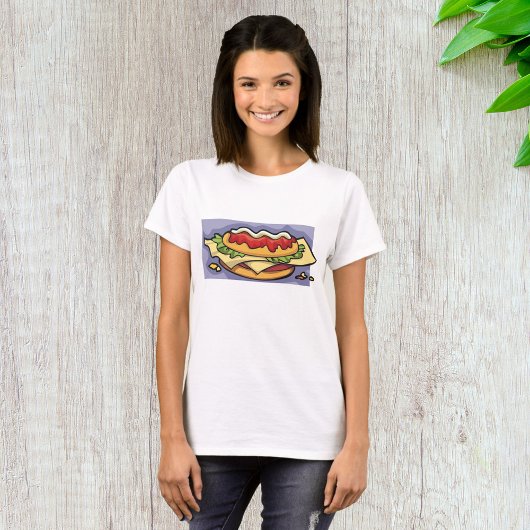 Gevulde sandwich t-shirt