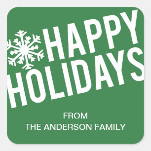 GEWAAGDE FEESTDAGEN   VAKANTIE CADEAU LABELS