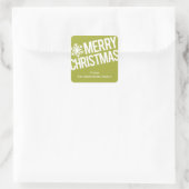 GEWAAGDE KERST | VAKANTIE CADEAU LABELS (Tas)