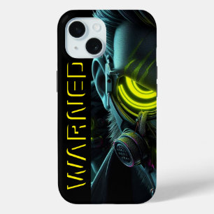 Gewaarschuwd in Neon: Bold Trendy Telefoonhoesje /