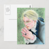 Gewakte ziel briefkaart Vampire (Voorkant / Achterkant)