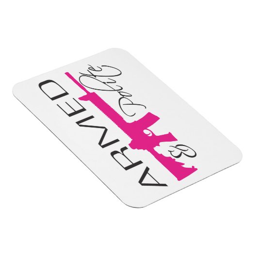 Gewapend & beleefd, magneet (Rechterzijde)