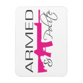 Gewapend & beleefd, magneet (Verticaal)