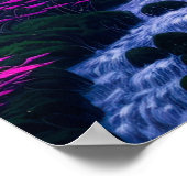 Gewapend bos, een roze vlakte paradijs poster (Hoek)