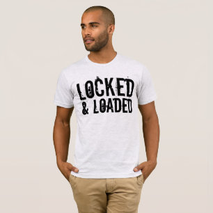 GEWAPEND EN GEKLAAR pistool T-shirts