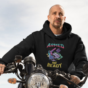 Gewapend en klaar - Retro Videogame Hoodie