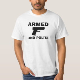 GEWAPENDE EN POLITIEKE Mannen Basic T-Shirt