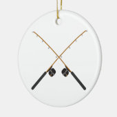 Gewas Geviste staven Keramisch Ornament (Links)