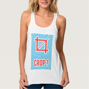 Gewas?, grafisch ontwerper aan shirt, typografie, tanktop