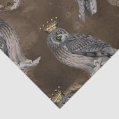 Gewas grijs bezit op bruine ontkoppeling tissuepapier (Detail)