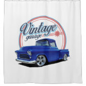  gewas in blauw douchegordijn (Voorkant)