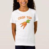Gewas top, wortelen, groenten, grappige Kinderen T-shirt (Voorkant)