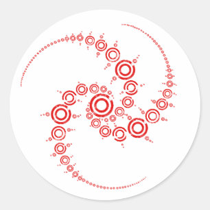 gewascirkel ronde sticker