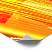 Gewassen in gouden gloed poster (Hoek)