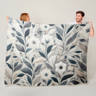 Gewatteerd abstract ontwerp fleece deken