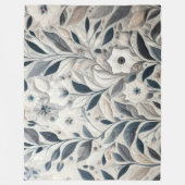 Gewatteerd abstract ontwerp fleece deken (Voorkant)