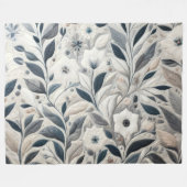 Gewatteerd abstract ontwerp fleece deken (Voorkant (Horizontaal))