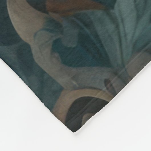 Gewatteerd abstract ontwerp fleece deken (Hoek)