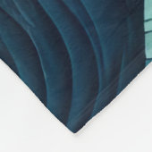 Gewatteerd abstract ontwerp fleece deken (Hoek)