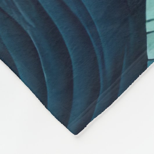 Gewatteerd abstract ontwerp fleece deken (Hoek)