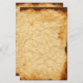 Gewatteerde banketbakkerij briefpapier (Voorkant / Achterkant)