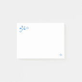 gewatteerde bloemige noten post-it® notes (Voorkant)