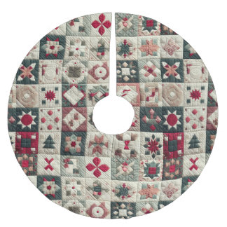 Gewatteerde kerst Design Kerstboom Rok