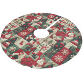 Gewatteerde kerst Design Kerstboom Rok (Gekanteld)