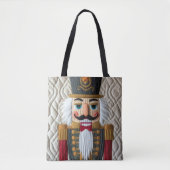 Gewatteerde kerst Notenkraker Draagtas (Voorkant)