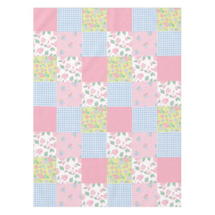 gewatteerde patchwork tafellaken