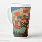 gewatteerde poedel latte mok (Linkerhoek)