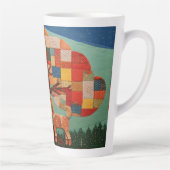 gewatteerde poedel latte mok (Rechts)