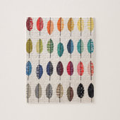 Gewatteerde veren puzzel legpuzzel (Verticaal)