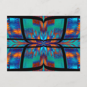 Gewatteerde vlinder 10 briefkaart