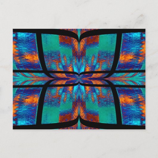 Gewatteerde vlinder 10 briefkaart (Voorkant)