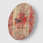 Geweetherde Canadese vlag Grote Klok (Hoek)