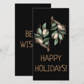 Geweih mit grünem tak Postkaart Bedankkaart (Voorkant / Achterkant)