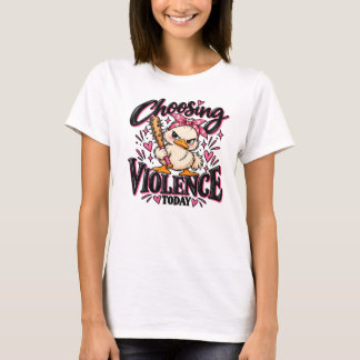 Geweld kiezen vandaag. t-shirt