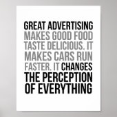 Geweldig Adverteren Poster (Voorkant)
