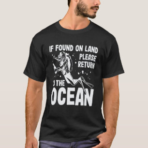 Geweldig Als Op Land Gevonden Gelieve Terug Te Ker T-shirt