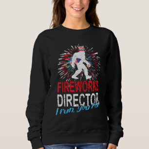 Geweldig Amerikaans Fireworks Director als ik je l Trui