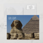 Geweldig beeld Giza Caïro Egypte reizen Briefkaart (Voorkant / Achterkant)