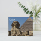 Geweldig beeld Giza Caïro Egypte reizen Briefkaart (Staand voorkant)