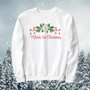 Geweldig cadeau! Mimi's eerste kerst sweatshirt