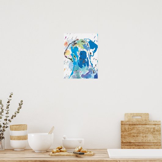 Geweldig Dane Print Poster (Keuken)